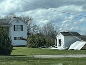 This afternoons storms pictures taken in ford city and kittanning