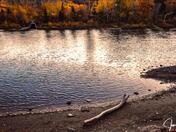 Bow River Autumn Sunset 