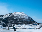 Playing Hockey Beside The Atlantic Ocean