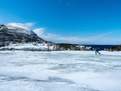 Playing Hockey Beside The Atlantic Ocean