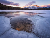 Sunrise on Mt. Rundle