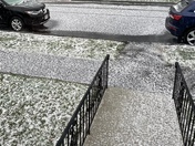 From sunshine to dark clouds, thunder, and pelting hail. 