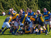 Old Timers Playing Rugby
