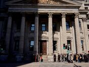 Good Friday, way of the Cross in Old Montreal.