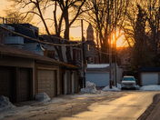Winter Evening in Deer Park