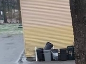 Not much snow in Laconia. Just some slushy mess. 