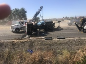 Accident on 120 in Manteca today directly behind my house