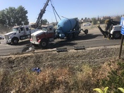Accident on 120 in Manteca today directly behind my house