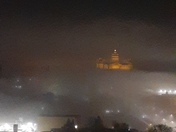 Taken at 5 a.m. from my apartment Window downtown Des Moines Iowa