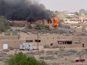 Rio Rancho fire. Taken at 2:20.