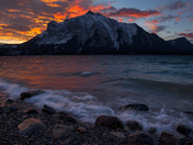 Sunrise over Mt. Michener