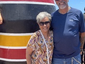 Enjoying quality time with the Queen.