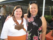 My mother on the right, Bella Finnell and my mother in law on the left, Lisette Fabacher