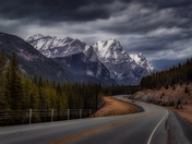 Road Through The Moody Mountains