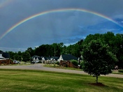 Beautiful rainbow over Piedmont
