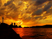 Sunrise over Toronto Island Airport