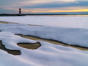 Lighthouse snow 