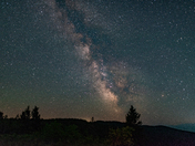 Milkyway at the top of the Porcupine Hills