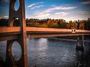 Sunset Bridge In Calgary 