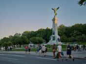 On their way to a classical music concert.