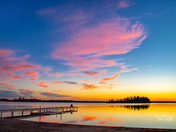 Sunset at Elk Island National Park 