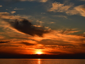 Sunset at Goderich Beach
