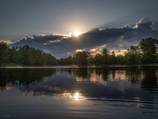 Sun Rise over the Clouds