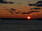 Sunset at Goderich Beach
