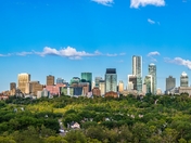 Blue Sky Over Edmonton