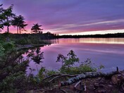 Evening at Fishog Lake.
