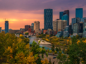 Fall Sunrise Over Calgary