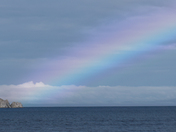 Rainbow over Shag Rock