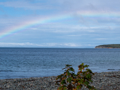 Rainbow over Shag Rock