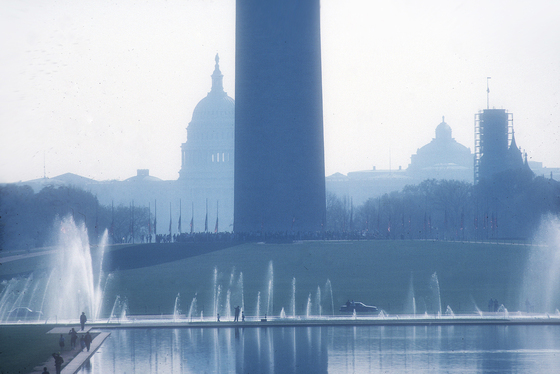 Reflecting pool, Washington Monument