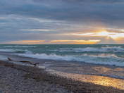 Dusk over Lake Huron