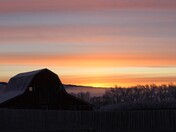 Barn sunrise