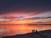 Family sunset