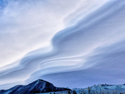 Chinook blowing in over the Rocky Mountains