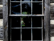Log Cabin Window