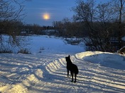 Just take a deep breath and look at the moon!