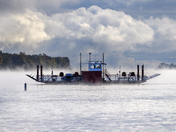 Frosty ferry crossing