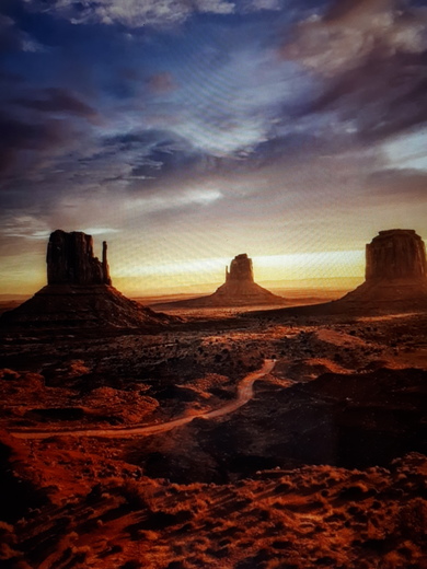 Monument Valley at Night