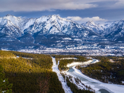 A Wintry View Of Canmore