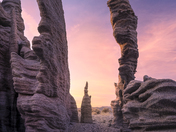 Mono Lake, sand tufas