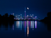 Moonrise In Toronto