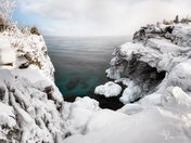 Ice Covered Grotto