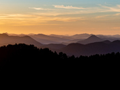 Misty mountains