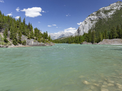 Bow Falls, Downstream, Alberta