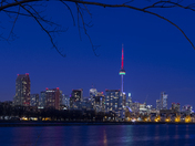 Framed Toronto from Inukshuk Park