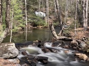 Waterfall In The Spring